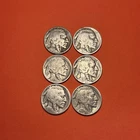 Lot Of (6) Vintage Buffalo/Indian Head Nickels G-VF *SEE DESCRIPTION FOR DATES