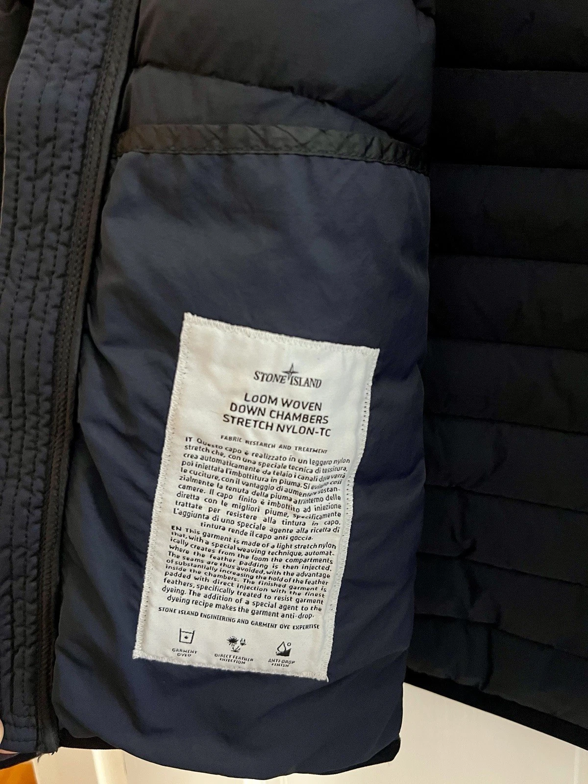 Stone Island Loom Woven Down Puffer Jacket - Men’s Medium image 5