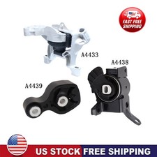 3Pcs Engine Motor Torque Strut & Trans Mount ...
