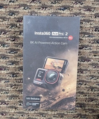 Insta360 Ace Pro 2 8K AI-Powered Action Camera Standard Bundle Dual Batteries