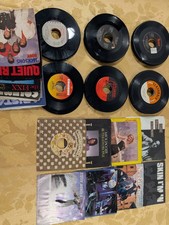 Lot Of 71 Vintage 45 Rpm Vinyl 1980s Jukebox Records Mostly Rock Pop
