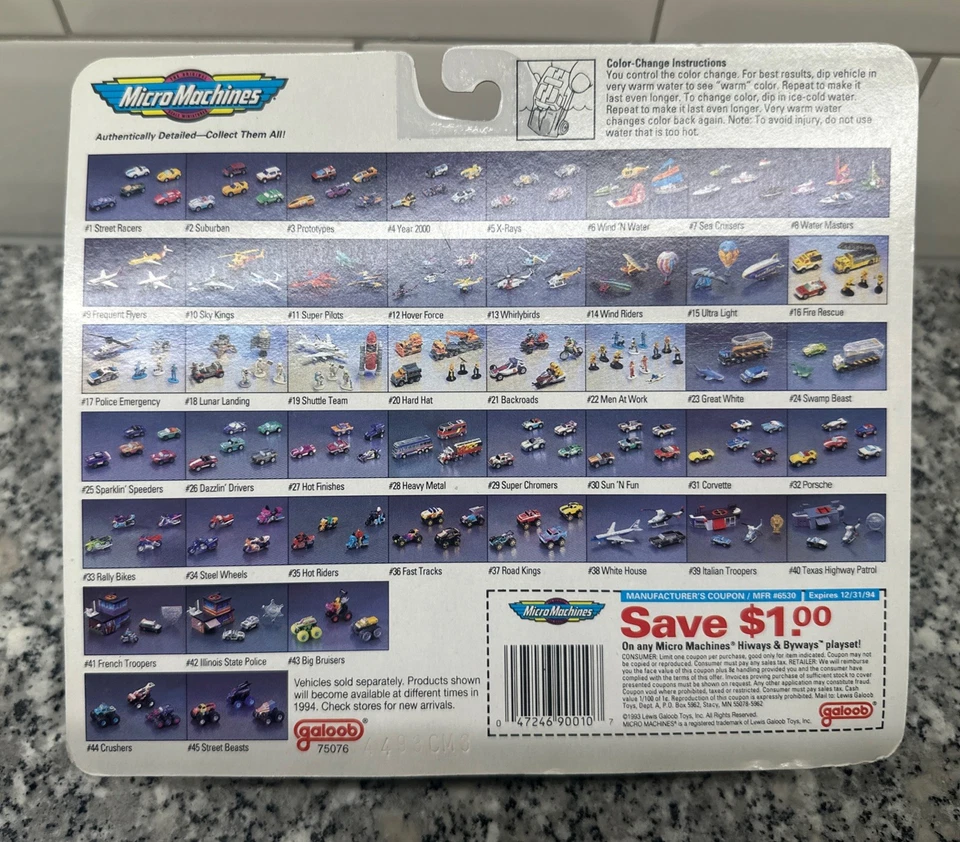 Micro Machines 16 Fire Rescue Collection with Free 4 Color Change Vehicles - Image 2 of 2