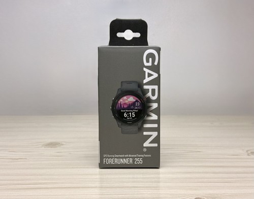 VERSIEGELT Garmin Forerunner 255 46mm GPS Smartwatch Schiefergrau - Brandneu ✨