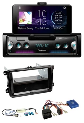 Pioneer USB CAN-Bus Bluetooth DAB Autoradio für VW Seat Skoda Diversity piano - Bild 1 von 4