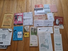 Vtg. Various  Appliance, Lawn, Bicycle Manual...