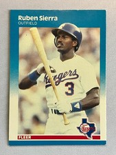 1987 Fleer - Ruben Sierra #138 (RC)
