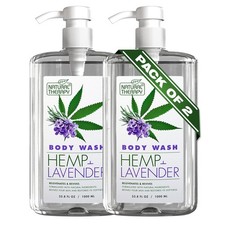 Body Wash for Women and Men with Hemp  Lavender Oils - Shower Gel Cleanses a...
