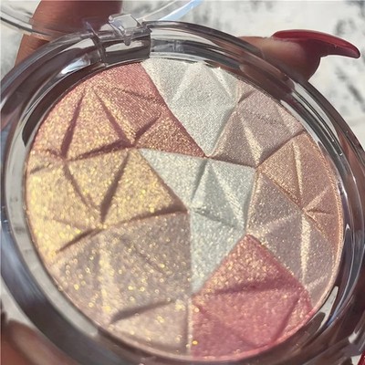 Luxe Glow Highlighter and Bronzer Palette - Ultra-Concentrated Shimmer for Face