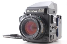 Near MINT Mamiya 645 Super AE Finder Sekor C 80mm f2.8 Lens Tested From JAPAN