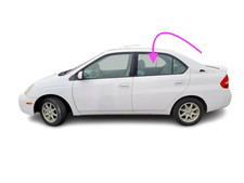 Fits: 2001-2003 Toyota Prius 4D Sedan Driver Side Rear Left Door Window Glass