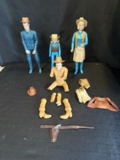 VTG Marx Toys Jane West, Johnny West Johnny Mike Hazard Double Agent