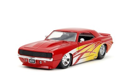 Jada 1:24 Big Time Muscle 1969 Chevrolet Camaro Glossy Red 35029