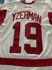 CCM Steve Yzerman Detroit Red Wings Autographed Hockey Jersey White/Red