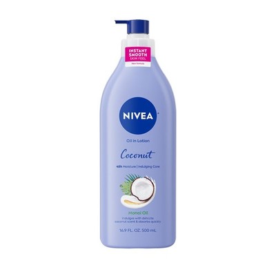 NIVEA Oil Infused Lotion Coconut and Monoi 16.9 Fl Oz (Pack of 1), B07VCV6C78