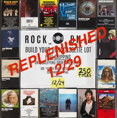 #ad #ad $1 amp; UP 60s 70s ROCK PSYCH BUY $25 GET FREE SHIP BUILD YOUR CASSETTE TAPE LOT $24.50