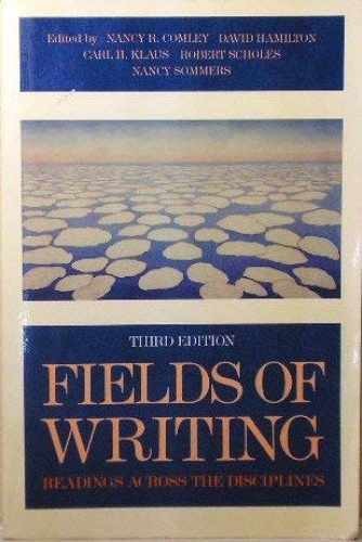 Fields of writing: Readings across - Paperback, by Nancy R. Comley; - Acceptable