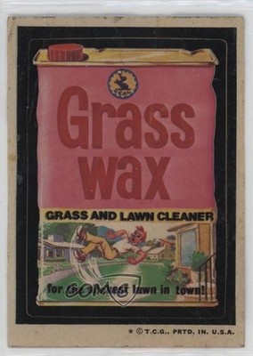 1973 Topps Wacky Packages Series 4 Grass Wax 0b2
