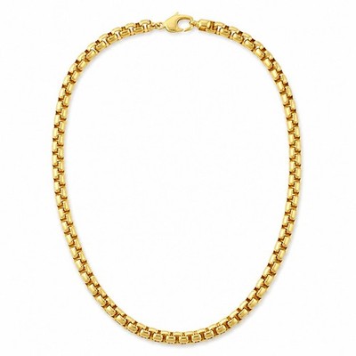Erbskette Venezianerkette 585 Vergoldet Gold Halskette 14 Karat Damen Herren