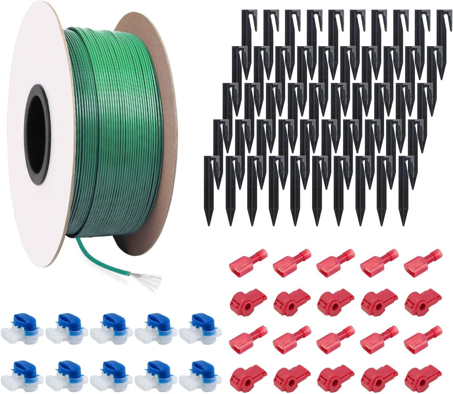 100M Boundary Cable Wire Robotic Lawn Mower 50 Pegs 10 Cable Connectors