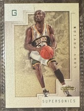  2001-02 Fleer Showcase Gary Payton #48 Seattle SuperSonics