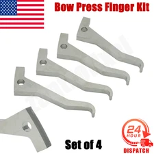 US For Most Modern Compound Bows Linear Bow Press Finger 7/16 inch Iron Set of 4