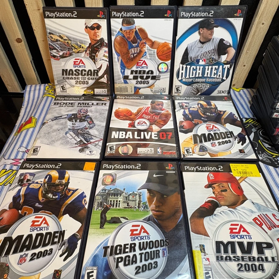 PlayStation 2 PS2 Lote (45) CIB — ESPN NFL 2K5, Ace Combat 5, SOCOM, Stuntman Foto 4 de 4