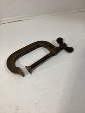Antique Bat Wing C Clamp 4" Nice!