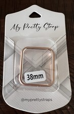 My Pretty Strap XOXO Rose Gold Apple Watch Cover 38mm NIB Fits Series 7