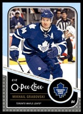 2011-12 O-Pee-Chee #123 Mikhail Grabovski Toronto Maple Leafs Hockey Card