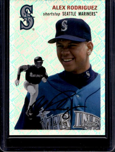 2023 Topps Chrome Platinum Alex Rodriguez Refractor #415/499