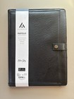 Blue Sky Asmbld Professional Black Faux Leather Padfolio w/ 8.5x11 Note Pad
