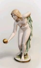 Scheibe-Alsbach Kister Sitzendorf Porcelain Ball Player Walter Schott A Nouveau