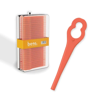BEOS TOOLS beos® 100x lames de rechange pour débroussailleuse Einhell, Bosch, CMI