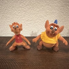 Disney Cinderella Gus and Jaq Plush Toy Set Red and Yellow Outfits