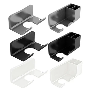 Porte-sèche-cheveux Support de la salle de bains attachée Sèche- cheveux Rangement de la porte Organisateur Rack