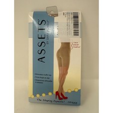 Assets by Sara Blakely Spanx Red Hot Label Hi-Waist Mid-Thigh Shaper Nude Size 4