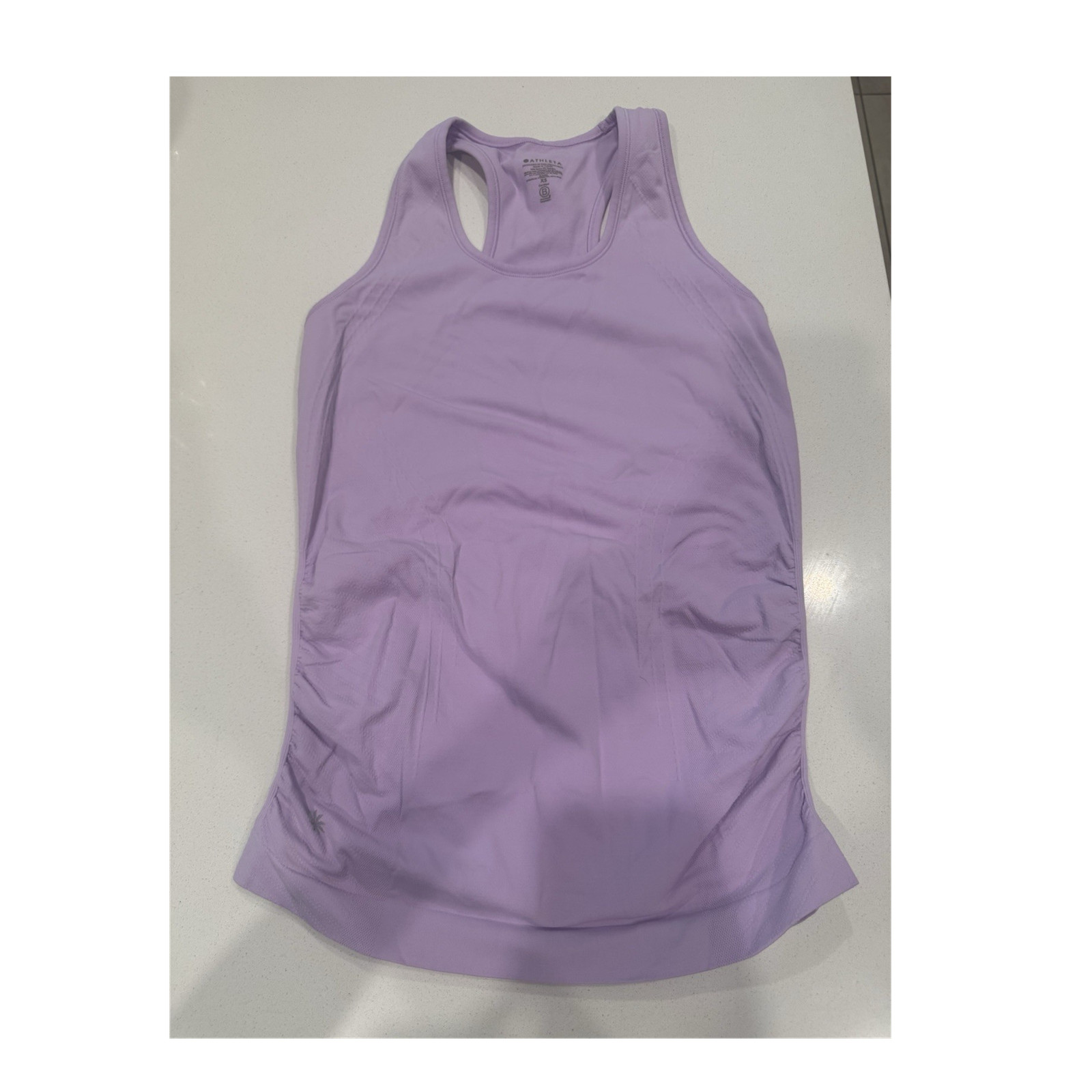 Athleta Purple Women's Regular XS Racerback Stretch Athletic Tank Top