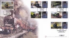 GB Selection of 10 x Buckingham Limited Edn RAILWAY THEMED Official FDC's/Covers