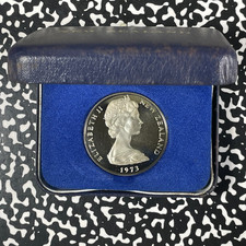 1973 New Zealand $1 Dollar Lot#B2587 Proof! With Box
