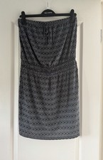 Women’s Size Medium Back Dress Cover Up Summer Dress Black And White Never Worn