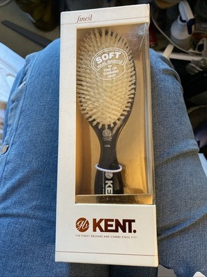 Kent Classic Oval LG Soft Real Bristle CSGL 77629A Hairbrush