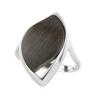 Cavill Mooreiche Ring Damen 925 Sterling Silber 1,6Ct Boho Schmuck