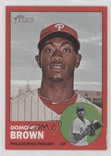 2012 Topps Heritage Domonic Brown (Target Red) #32 0rd2