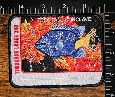 Timoquan Lodge 340 2004 Fall Conclave Boy Scout OA WWW Patch