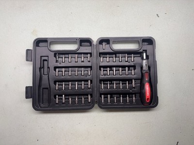HUSKY Tool 50 Piece Precision Ratcheting Screwdriver Set w/ Case Bits Torx Flat