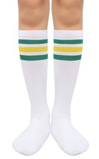 Kids Over The Calf Tube Socks Classical Stripes Cotton Athletic Socks