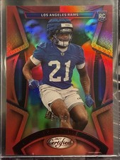 2023 Panini Certified - Rookies Zach Evans #194 Mirror Red 53 /99 (RC)