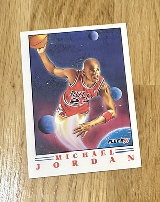 1991-92 Fleer #2 Michel Jordan Insert Pro-visions Chicago Bulls NBA Card
