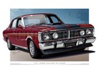 <!--F#f_0-->Ford XY GT Falcon Print - Classic XY GTHO Phase 3 CAR DRAWING ( 17 COLOURS ) <!--F/-->