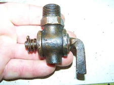 Brass Drain Valve 1/2" NPT FULLER JOHNSON Hit Miss Gas Engine Motor Oiler NICE